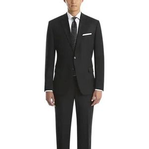 CANALI CHARCOAL 2 BUTTON WOOL SUIT SZ 46R 40W 32L